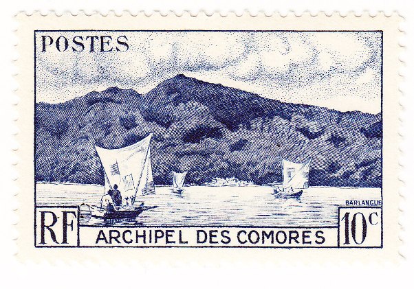 Timbre Comores 1950