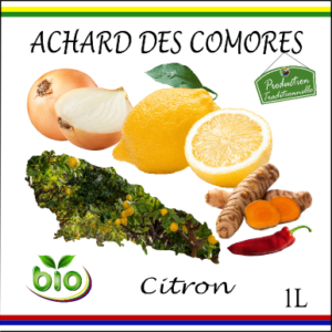 Année 2021-Achard Etiquette Citron
